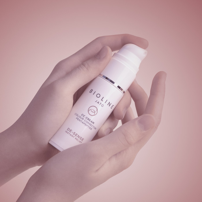 CC крем SPF 30 с пептидами De-Sense Instant Relief Colour Corrector CC Cream SPF 30