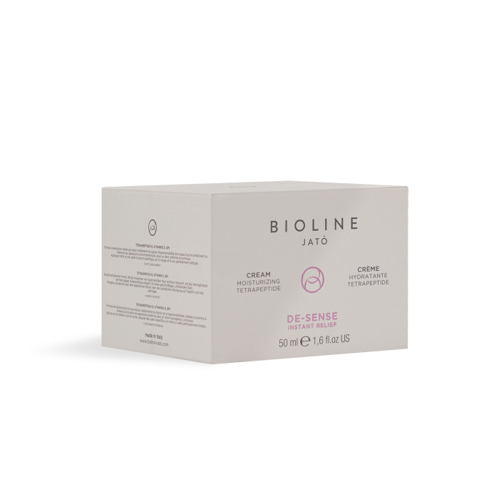 Увлажняющий крем с пептидами De-Sense Instant Relief Moisturizing Tetrapeptide Cream