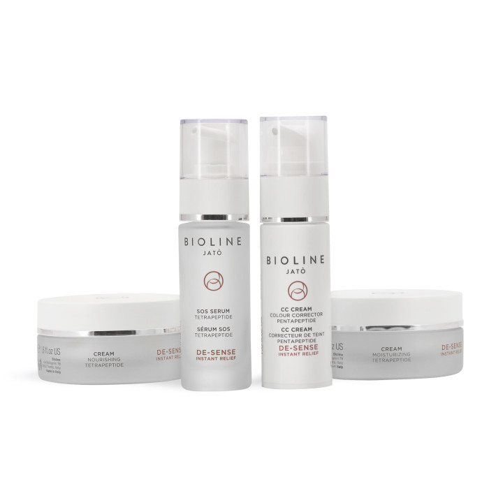 Увлажняющий крем с пептидами De-Sense Instant Relief Moisturizing Tetrapeptide Cream