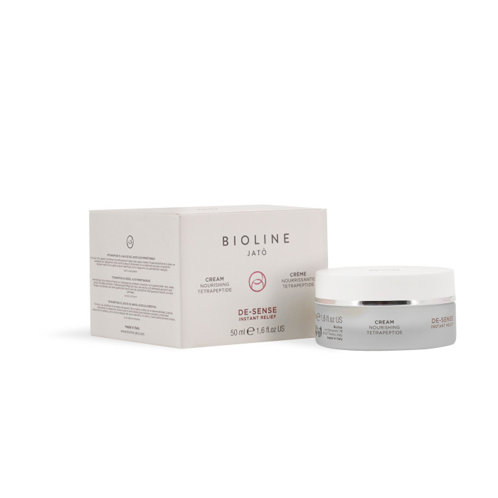 Питательный крем с пептидами De-Sense Instant Relief Nourishing Tetrapeptide Cream