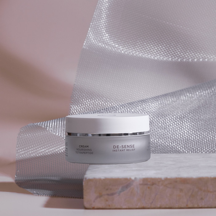 Питательный крем с пептидами De-Sense Instant Relief Nourishing Tetrapeptide Cream