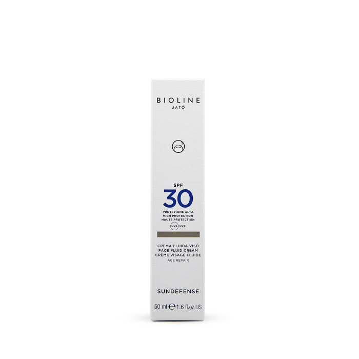 Флюид для лица с кремовой текстурой SPF 30 Sundefense High Protection Face Fluid Cream SPF 30