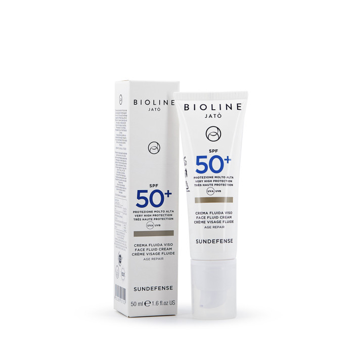 Флюид для лица с кремовой текстурой SPF 50+ Sundefense Very High Protection Face Fluid Cream SPF 50+