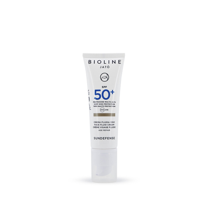 Флюид для лица с кремовой текстурой SPF 50+ Sundefense Very High Protection Face Fluid Cream SPF 50+